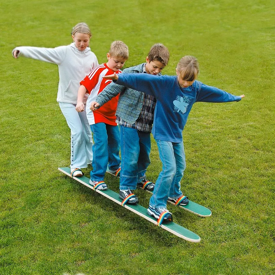 Sommerski Pedalo med fotstropp 160 cm Lagski til lek, koordinasjon og balanse 