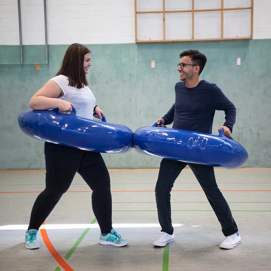 Belly Bumper - oppblåsbar ring 100cm Perfekt i vann og på land. 