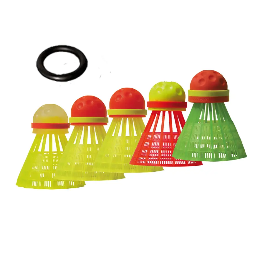 Speedminton Speeder Mix (5) Startpakke med 5 baller til Crossminton 