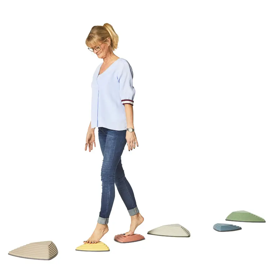 Gonge Elvesteiner Nordic Balanse Sett med 6 stk balanseelementer 