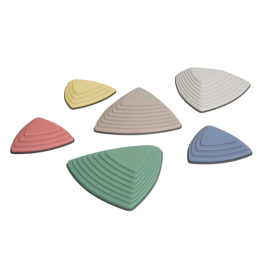 Gonge Elvesteiner Nordic Balanse Sett med 6 stk balanseelementer 