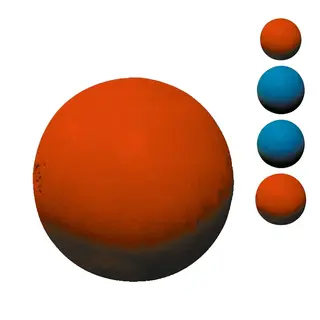 Bossel Ball - Kulespill Velg ballstørrelse