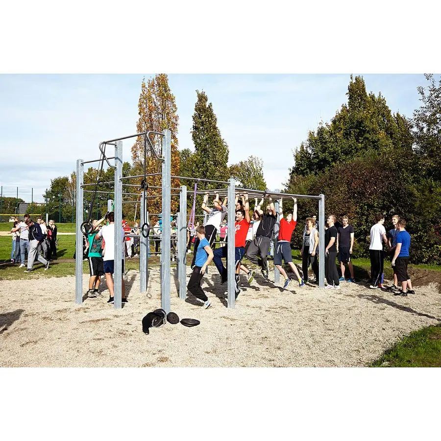 Playparc Allround treningspark Treningsstativ for parker og  skoler 