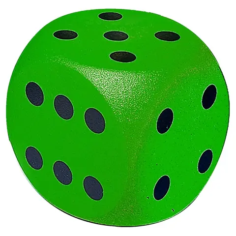 Terning Volley i skum med trekk 1 stk | grønn | 30 x 30 cm