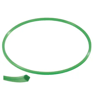 Gymnastikkring Pvc 50 cm | Gr&#248;nn 50 cm flat ring med kant-profil