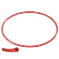 Gymnastikkring Pvc 50 cm | Rød 50 cm flat ring med kant-profil