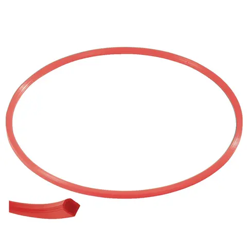 Gymnastikkring Pvc 60 cm | R&#248;d 60 cm flat ring med kant-profil