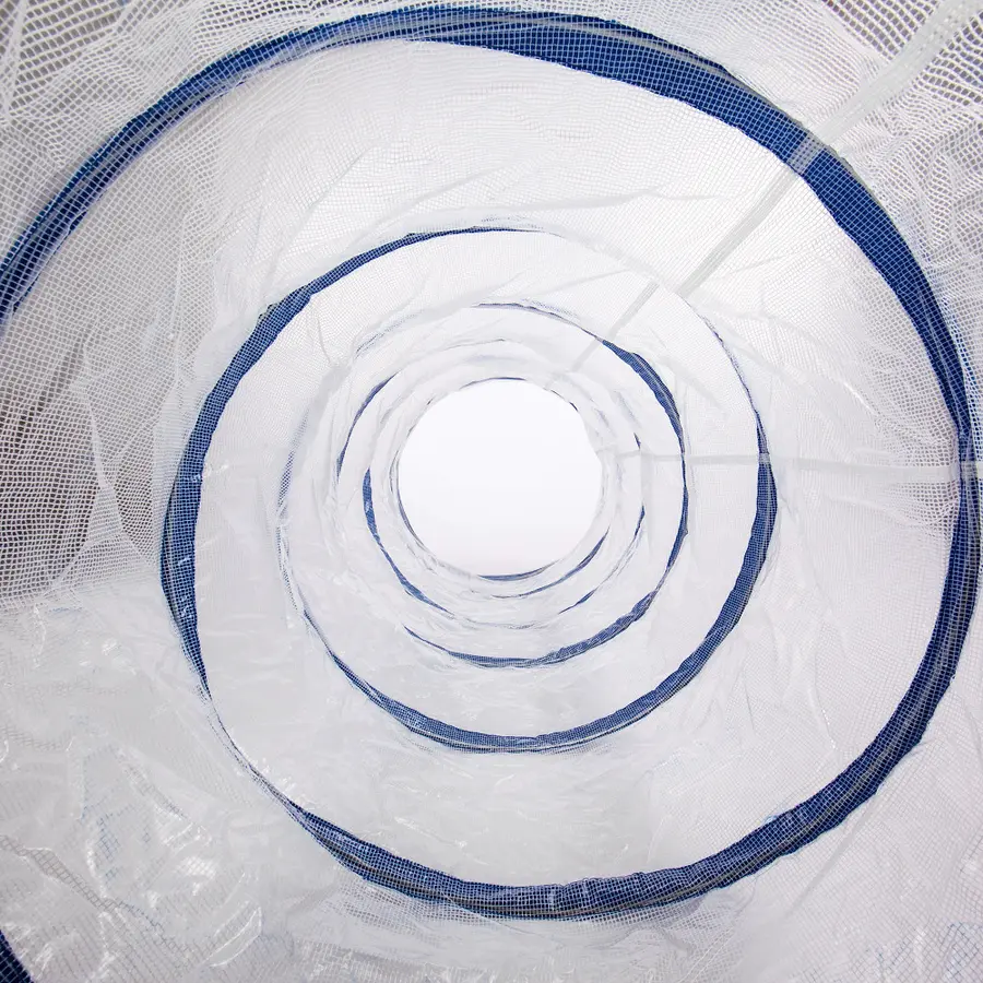 Leketunnel Transparent 165 cm Gjennomsiktig krabbetunnel 