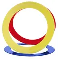 Sjongleringsringer 24 cm Sett med 3 ringer til sjonglering