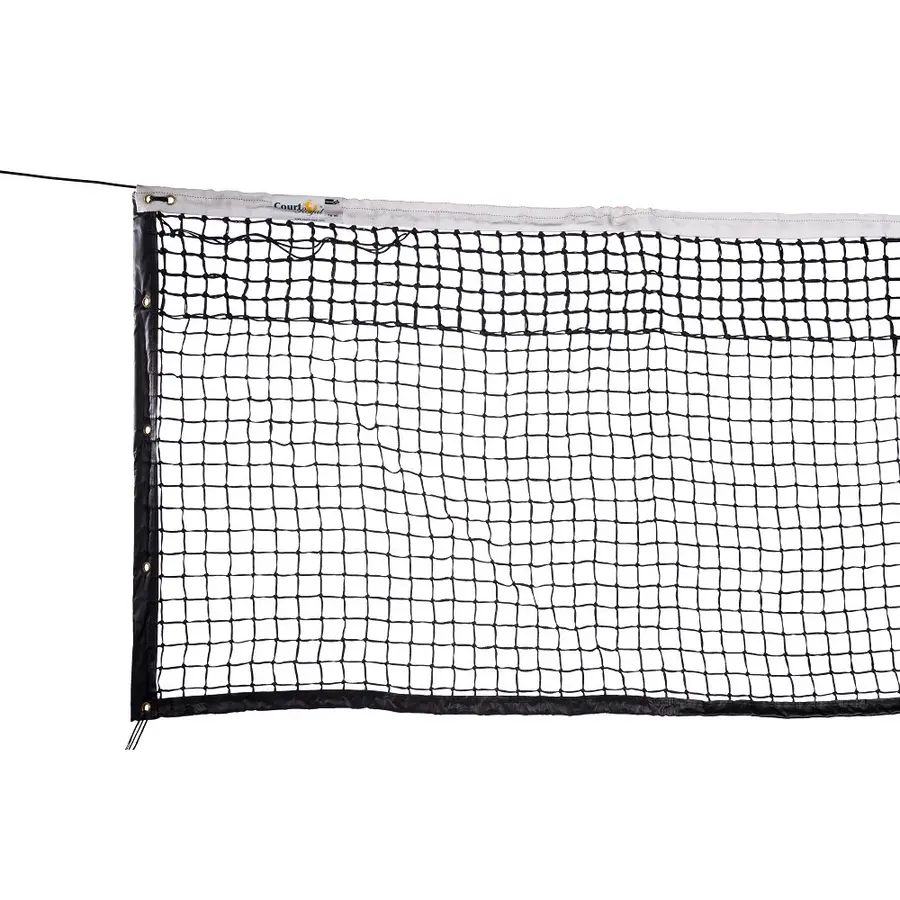 Tennisnett Court Royal Double Row 12,8 m | 6 doble maskerader | kantbånd 
