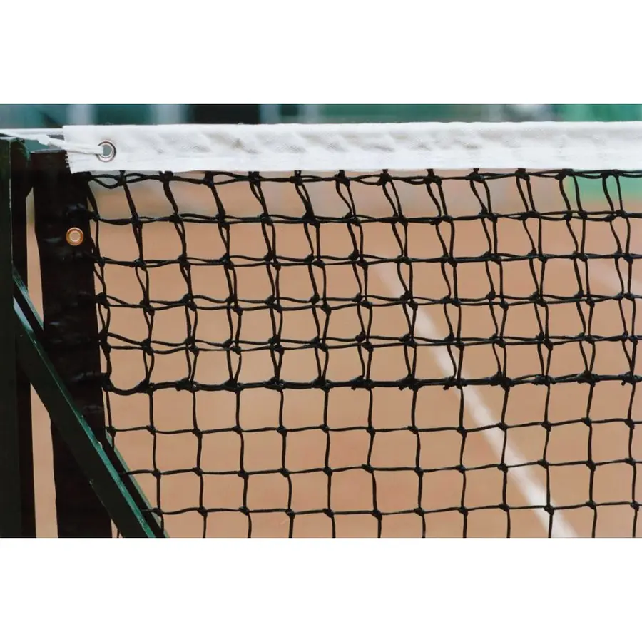 Tennisnett Court Royal Double Row 12,8 m | 6 doble maskerader | kantbånd 