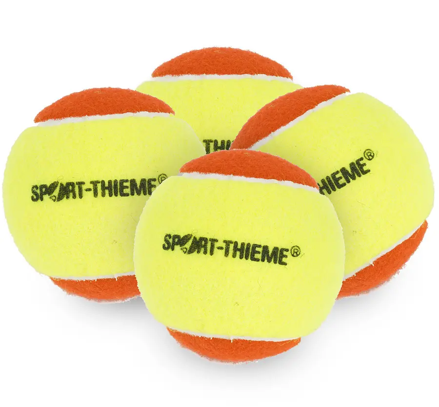 Tennisballer Soft Jump 4 stykk | Oransje Nivå 2 (7-11 år ) 