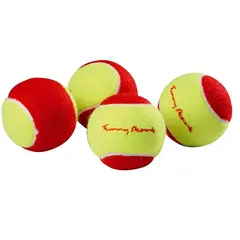 Tennisballer Soft Start 4 stykk | Rød Nivå 3 (5-9 år)