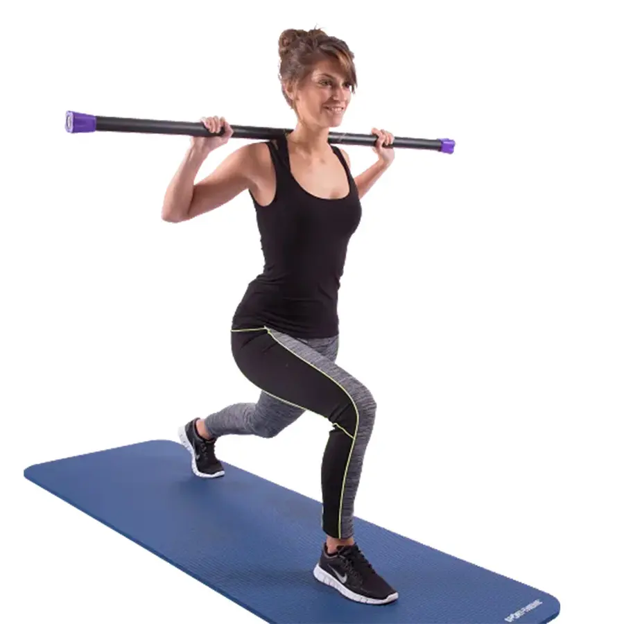 Vektstav | Steel Weighted Bar | 1 kg Grå | Vektstang 