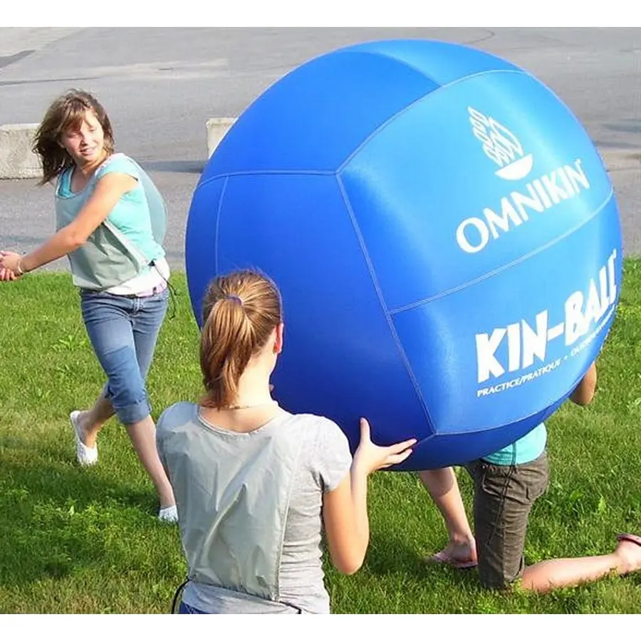 KIN-BALL® lekepakke vinter 2 store baller, pumpe og ekstra blære 