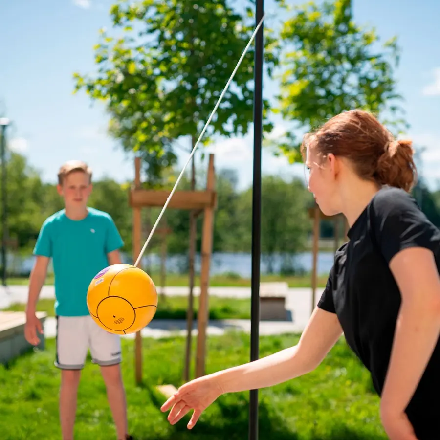 Smashball School med snor 10 stk Tetherball 