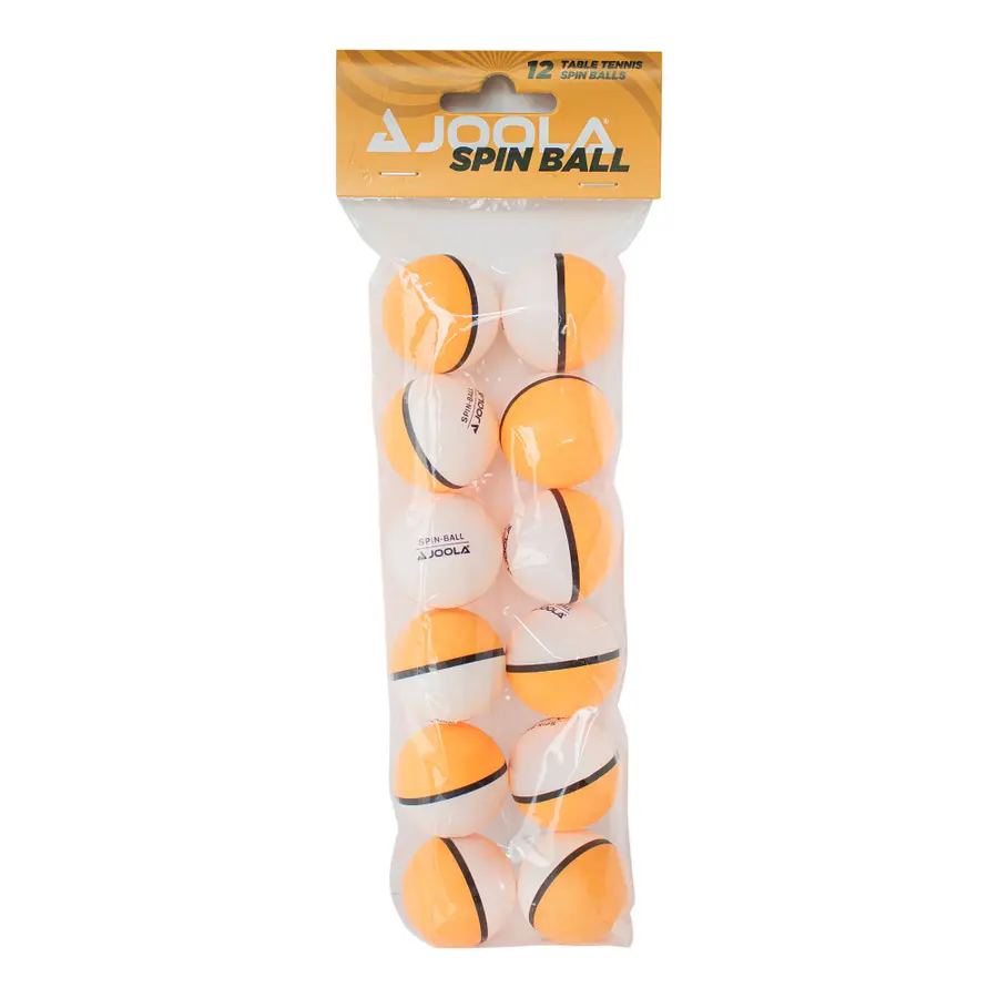 Bordtennisballer Joola Spin Ball 12 stk | Trenings- og fritidsball 