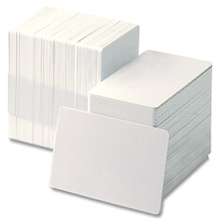 KA Plastkort hvite PVC 0,76 mm CR80 Til Plastkortskriver