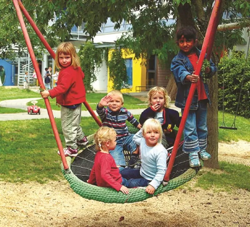 Fugleredehuske Orginal D120cm Birdnest med gummidekke 
