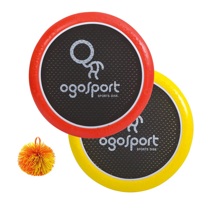 Ogo Sport disksett | 2 plater 2 baller 1 sett | Ballspill til fritid og skole 