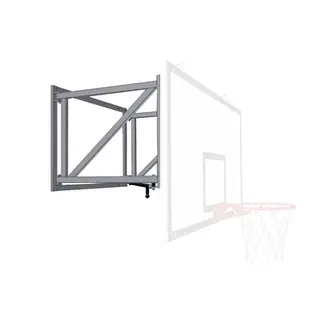 Veggstativ til basketball For glassfiberplate | Utheng 120 cm