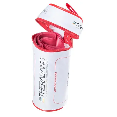 TheraBand Treningsb&#229;nd 2,5 m Medium | R&#248;d