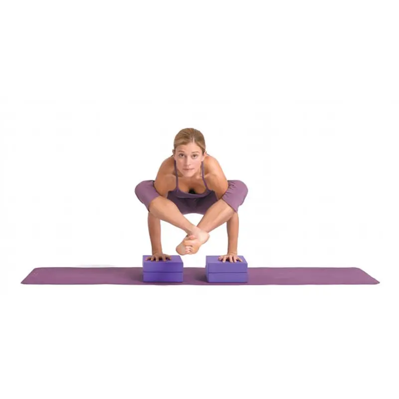 Yogablokk i EVA skum 305 x 205 x 50 mm | Lilla 