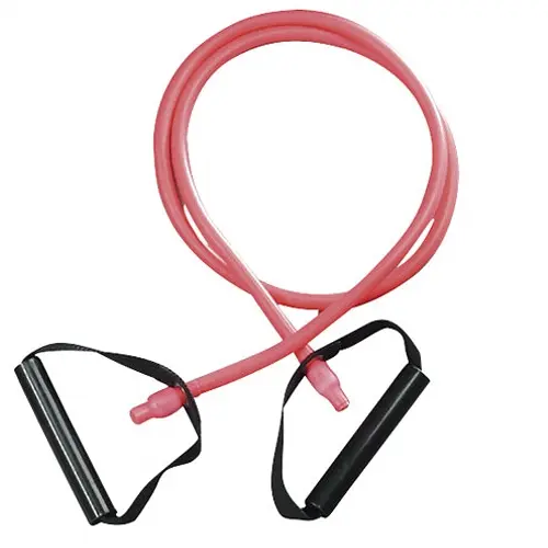 Treningsstrikk med håndtak basic 1 stk. | Medium rosa 