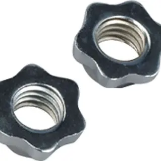L&#229;s til vektstang med gjenger | 2 stk L&#229;sering | Diameter 30 mm
