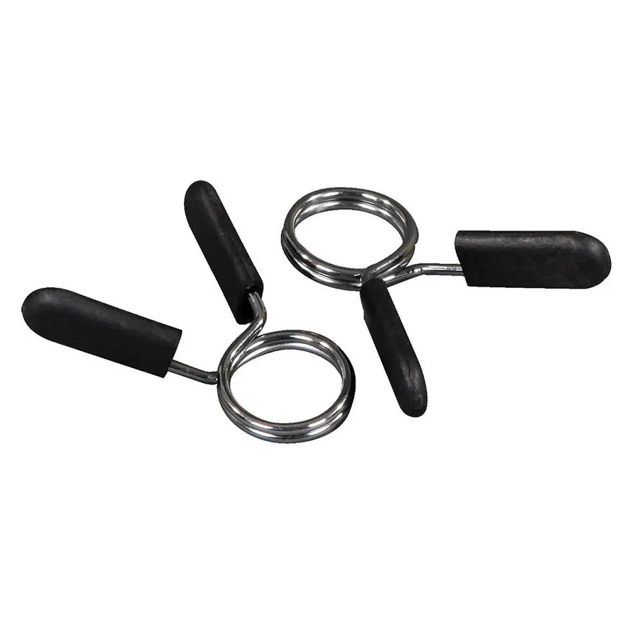 Fjærlås til vektstang | 2 stk 28 mm | Rett grep 