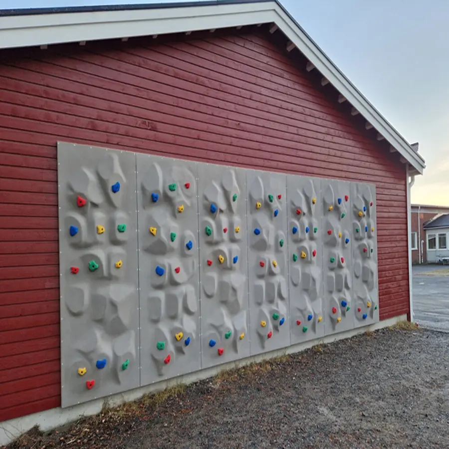 Klatreveggspanel Ergo Holds 3D 1 x 2,4 m Klatrevegg med 12 klatregrep 