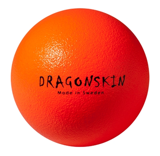 Dragonskin skumball 18 cm | Oransje 18 cm softball i neon oransje