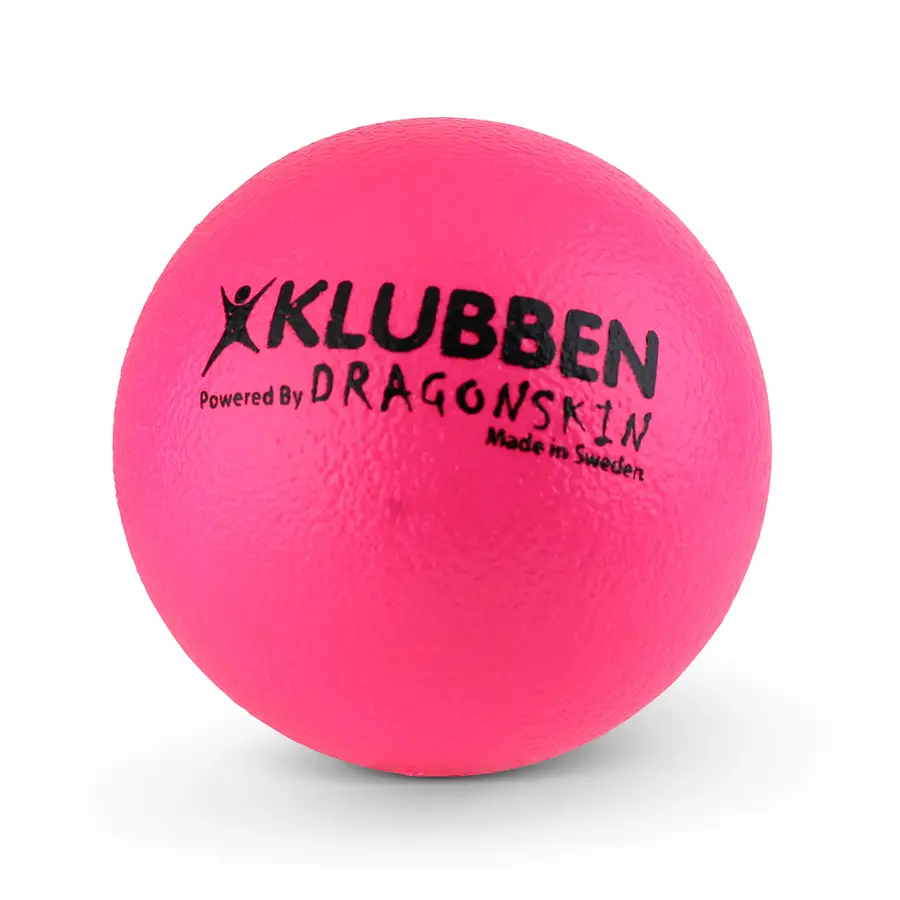 Dragonskin skumball 18 cm | Rosa 18 cm softball i neon rosa 