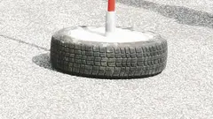 Smashballstativ sementfot Kun sementfot, uten stang og ball