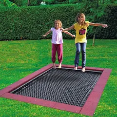 Nedfelt trampoline Hally-Gally 2000 Til offentlige lekeplasser | rød