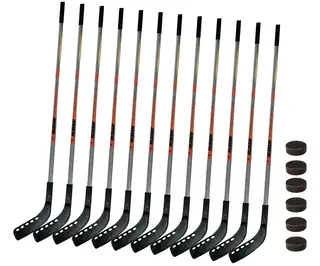 Ishockeyk&#248;ller og pucker | Junior 12  ishockeyk&#248;ller 135 cm | 6 pucker