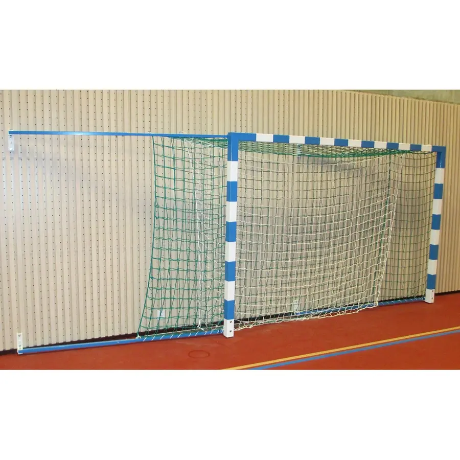 Håndballmål m/innsvingbare beslag 3 x 2 m | Med beslag for vegginnfesting 