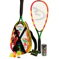 Speedminton Sett S600 2 racketer, 3 baller, 2 lys og bag