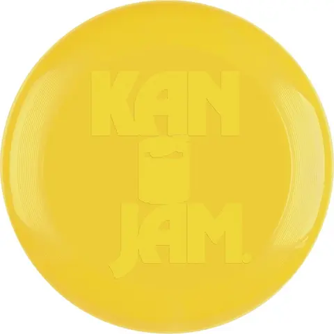 KanJam® Offisiell Disc | Gul Kasteplate til KanJam®