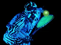 Tilbehør - Sminkesett til Blackminton Kroppssminke som lyser ved blacklights