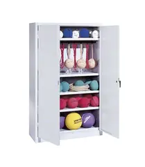 Oppbevaringsskap type 2 | Grå Fløydører | 193x126x45 cm