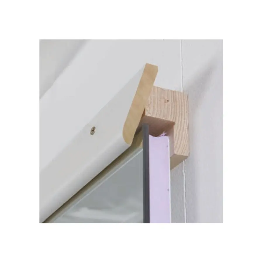 Tilbehør til speil | Blendelist hvit 220 x 4 x 3 cm 