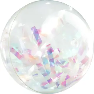 Regnbueball Diamant 10 cm Vannfylt og glitrende ball