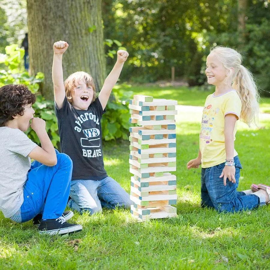 Giant Jenga Stablespill Tårnhøyde 100 cm 