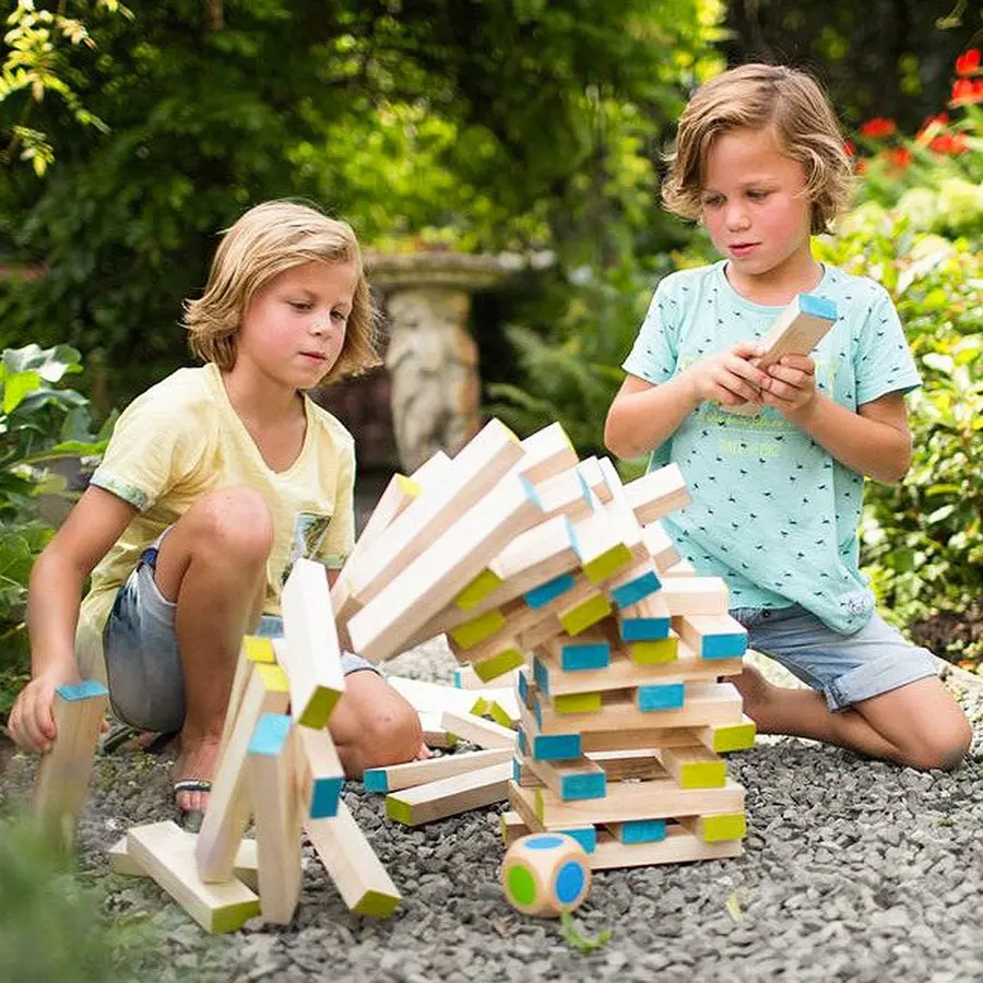 Giant Jenga Stablespill Tårnhøyde 100 cm 