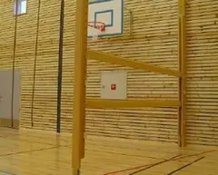 Turnbomer til gymsal og hall Sett med heisbare bommer