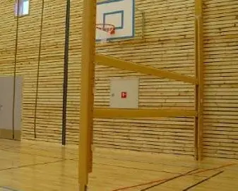 Turnbommer til gymsal og hall Sett med heisbare bommer
