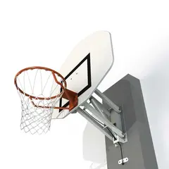 Vegghengt basketstativ med standard kurv Komplett | H&#248;ydejustering
