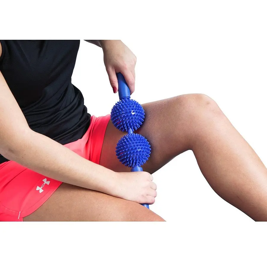 Massasjerulle Duo 43 cm Med 2 piggballer 