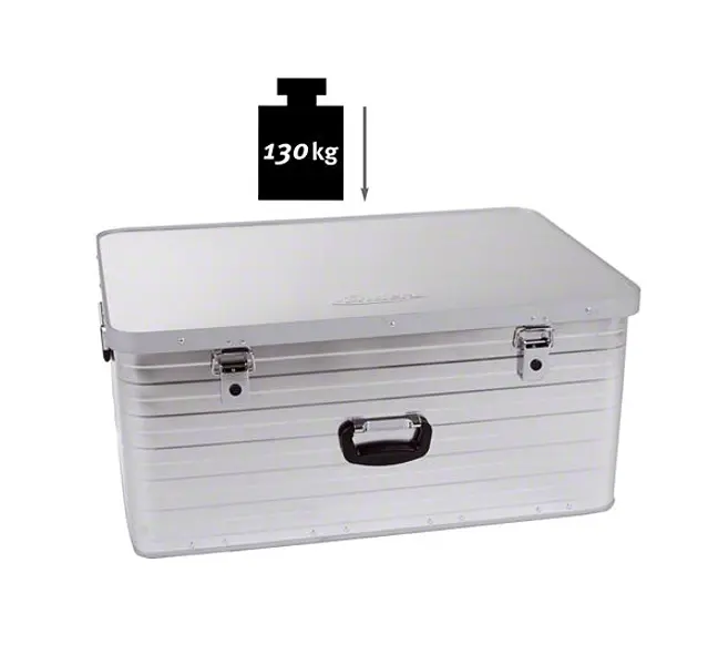 Oppbevaringskasse i aluminium 800x360x540 mm 